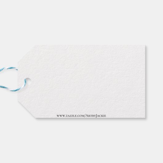 Hermit Crab Geschenkanhänger (Rückseite Horizontal)