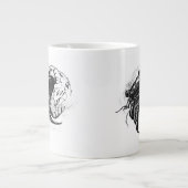 Hermit Crab in Black Jumbo-Tasse (Vorderseite)