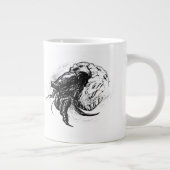 Hermit Crab in Black Jumbo-Tasse (Rechts)