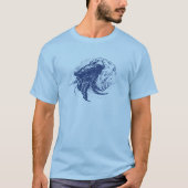Hermit Crab in Dark Blue T-Shirt (Vorderseite)