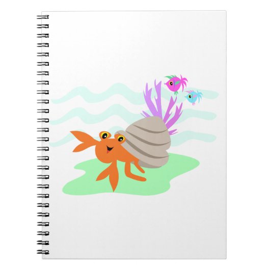 Hermit Crab Notebook Notizblock (Vorderseite)