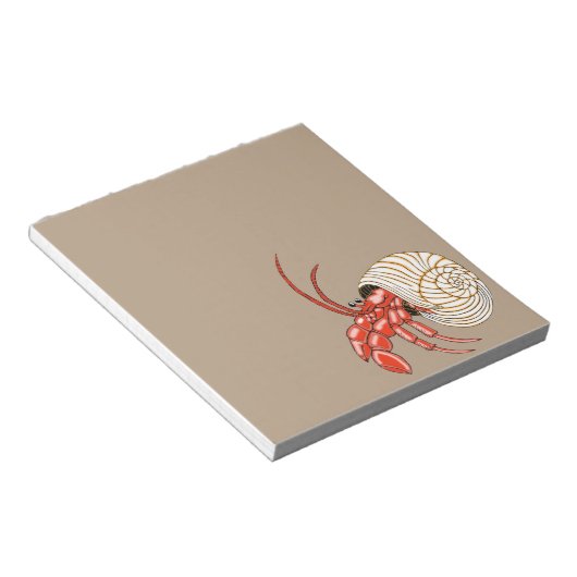 Hermit Crab Notepad Notizblock (angewinkelt)