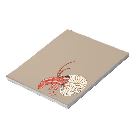 Hermit Crab Notepad Notizblock (Rotiert)