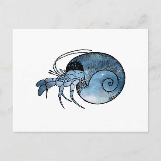 Hermit Crab Postkarte (Vorderseite)