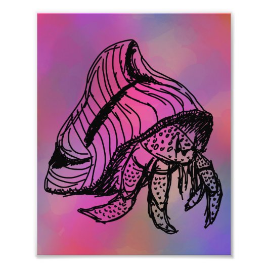 Hermit Crab Print Fotodruck (Vorne)
