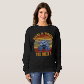 Hermit Crab Retro Hermit Crab Home Shell Sea Anim Sweatshirt (Vorne ganz)
