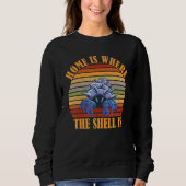 Hermit Crab  Retro Hermit Crab Home Shell Sea Anim Sweatshirt (Vorderseite)