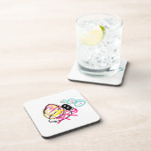 Hermit Crab Sommer Getränkeuntersetzer (Rechte Seite)