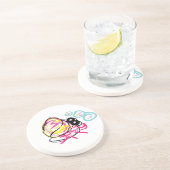 Hermit Crab Sommer Getränkeuntersetzer (Seite)