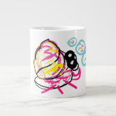Hermit Crab Sommer Jumbo-Tasse (Vorderseite)