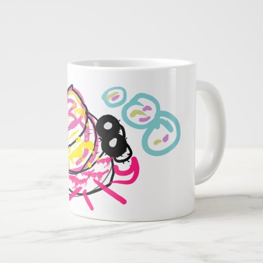 Hermit Crab Sommer Jumbo-Tasse (Vorderseite Rechts)