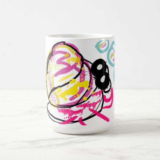Hermit Crab Sommer Kaffeetasse (Mittel)