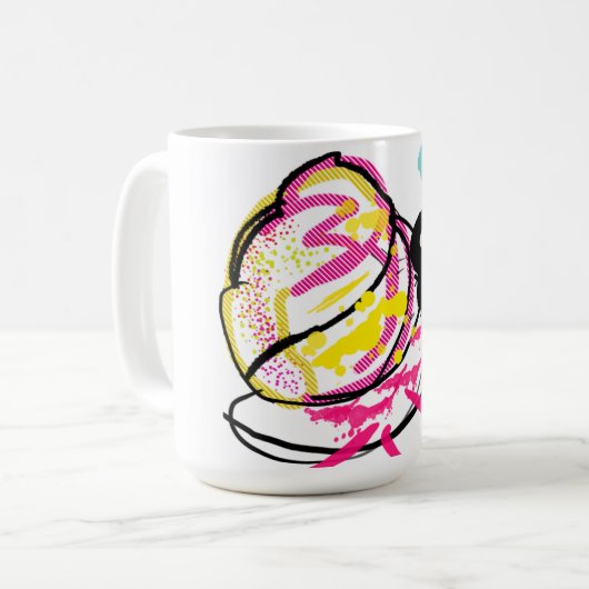 Hermit Crab Sommer Kaffeetasse (Vorderseite Links)