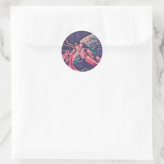 Hermit Crab Sticker (Tasche)