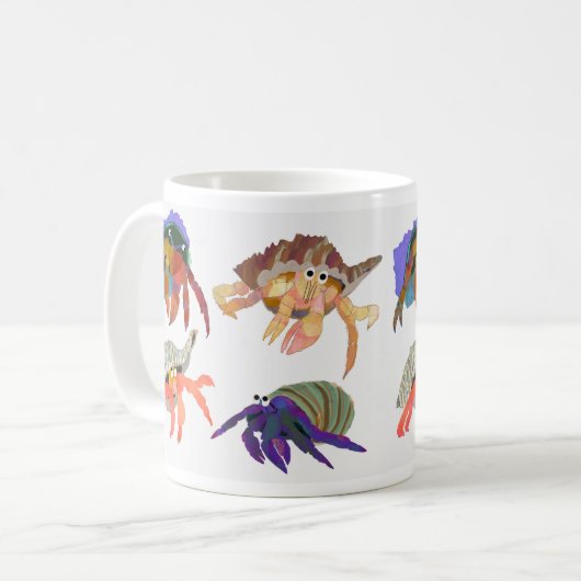 Hermit Crab Tasse (Vorderseite Links)