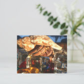 Hermit Crab über Eiskuben Postkarte (Stehend Vorderseite)