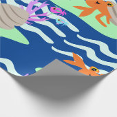 Hermit Crab Wrapping Paper Geschenkpapier (Ecke)