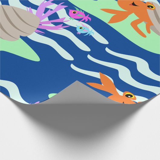 Hermit Crab Wrapping Paper Geschenkpapier (Ecke)