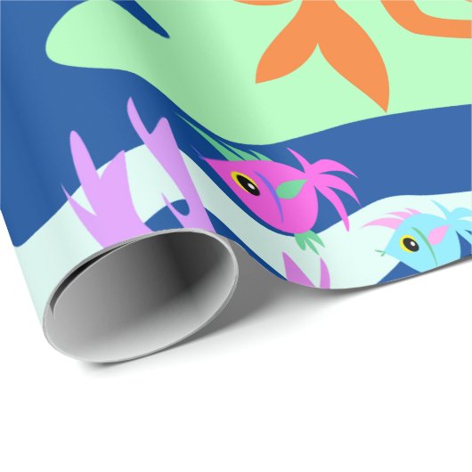 Hermit Crab Wrapping Paper Geschenkpapier (Rolleneckpunkt)