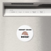 Hermit Crabs Rock Magnet (In Situ (Geschirrspüler))