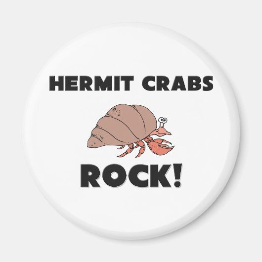 Hermit Crabs Rock Magnet (Vorne)