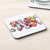 Hermit crabs summer  getränkeuntersetzer (Linke Seite)