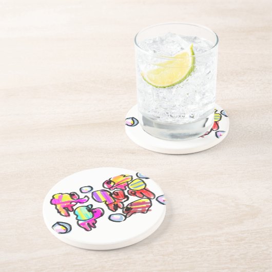 Hermit crabs summer  getränkeuntersetzer (Seite)