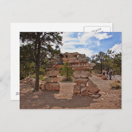 Hermit-Erholung Postkarte (Vorne/Hinten)