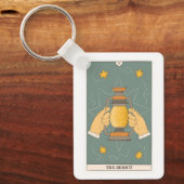 Hermit-Glücksfall-Alchimie-Tarot Schlüsselanhänger (Vorderseite)
