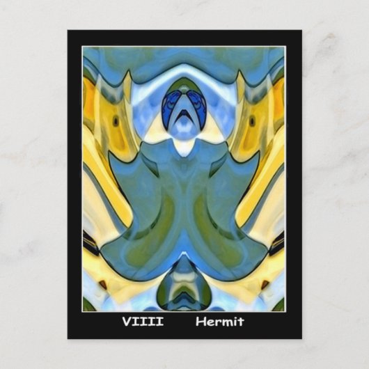 Hermit Tarot Card Postkarte (Vorderseite)