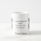 Hermit Thrush Walt Whitman White Coffee Tasse (Mittel)
