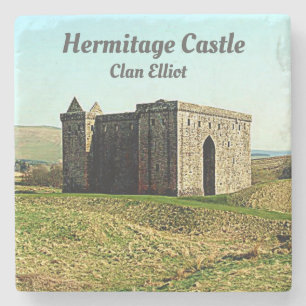 Hermitage Castle - Scottish Elliot Clan Steinuntersetzer