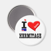 HERMITAGE - I Liebe Magnet (Vorderseite/Rückseite)