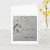 Hermits Card Karte (Gelbe Blume)