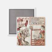 Hermod astride Sleipnir Magnet (Vorderseite/Rückseite)