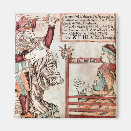 Hermod astride Sleipnir Magnet (Vorne)