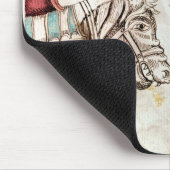 Hermod rittlings auf Sleipnir Mousepad (Ecke)