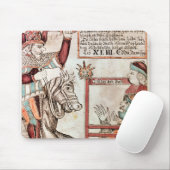 Hermod rittlings auf Sleipnir Mousepad (Mit Mouse)