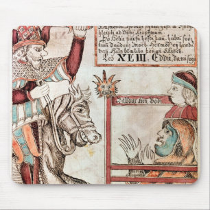 Hermod rittlings auf Sleipnir Mousepad