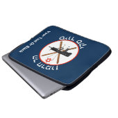 Hermon Ski Patrol Laptopschutzhülle (Vorne Knopf)