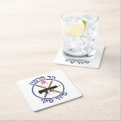 Hermon Ski Patrol Rechteckiger Pappuntersetzer (Vor Ort)