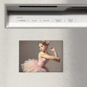 Hermosa bailarina romántica con dulces colores magnet (In Situ (Geschirrspüler))