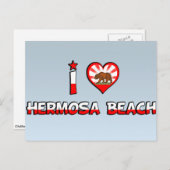 Hermosa Beach, CA Postkarte (Vorne/Hinten)