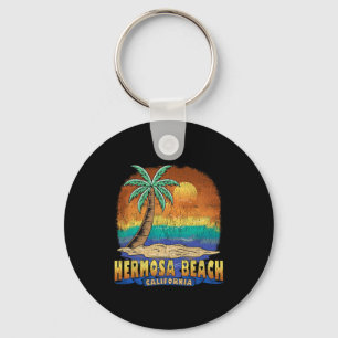 Hermosa Beach California Vintag beängstigend Souve Schlüsselanhänger