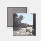 Hermosa Beach, Kalifornien Magnet (Vorderseite/Rückseite)