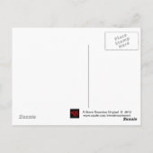 Hermosa Beach Pier Sunset Postcard Postkarte (Rückseite)