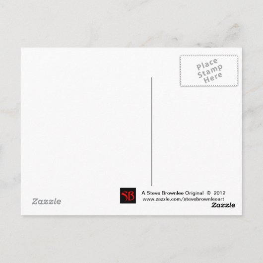 Hermosa Beach Pier Sunset Postcard Postkarte (Rückseite)