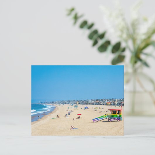 Hermosa Beach Postkarte (Stehend Vorderseite)