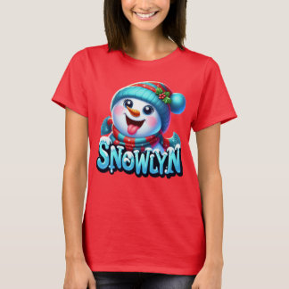 Hermosa Camiseta De SNOWLYN Para Mujer T-Shirt