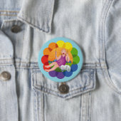Hermosa Chica en columpio con su oso Button (Beispiel)